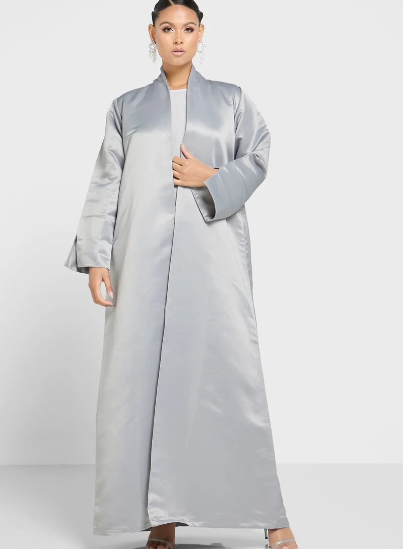 hayas closet Open Front Abaya