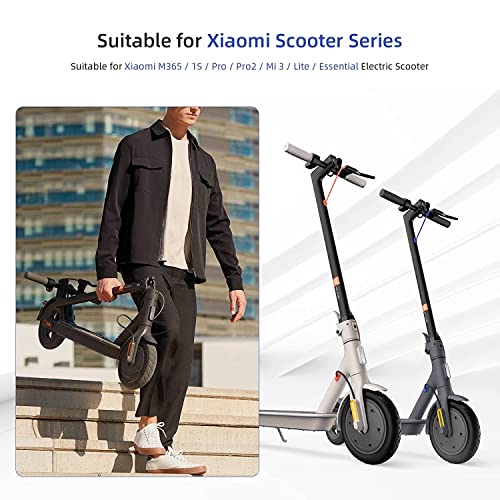 ulip Scooter Double Front Hook Aluminum Carrying Hook Handy Hanger Hook for Scooter with M5 Screws for Xiaomi M365 Pro MI3 1S Scooters Black - Image 3