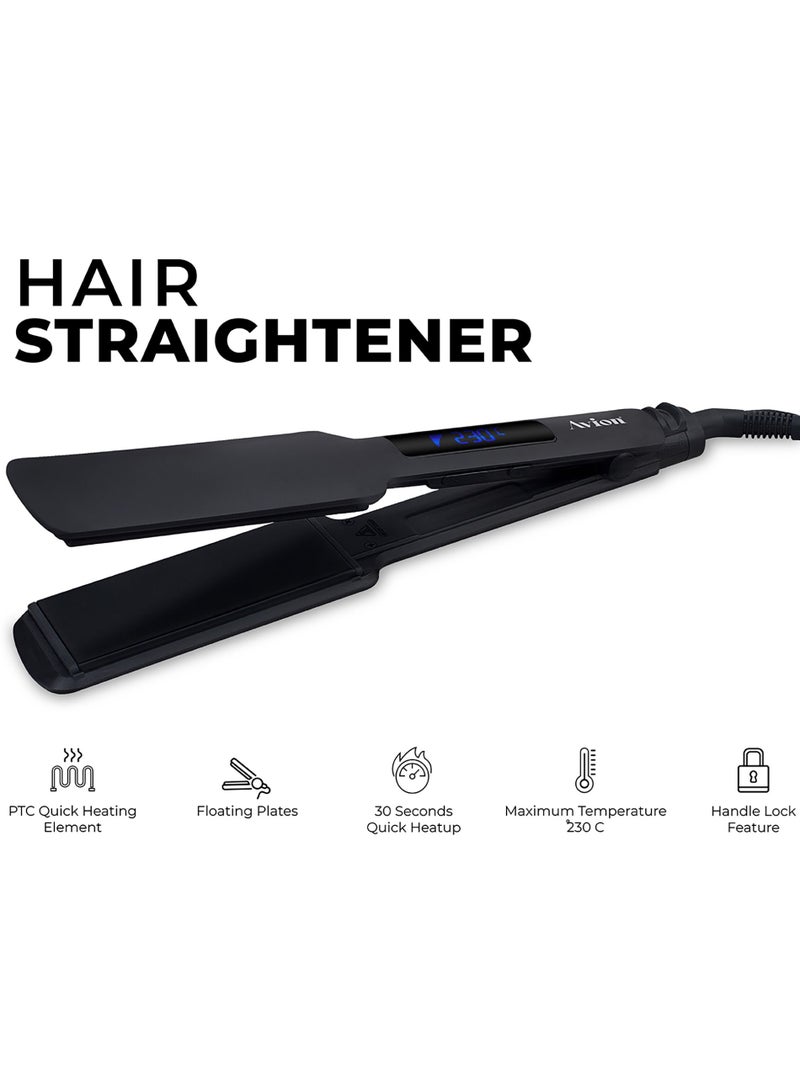 Avion Digital hair straightener with  rapid heating technology & handle lock function. - Image 2