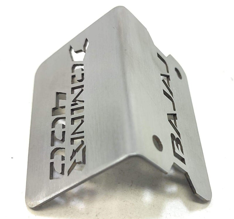 TRP TRADERS® Brushed Stainless Steel Front Disc Brake Master Cylinder Guard for Bajaj Bikes (DOMINAR 400) - Image 3