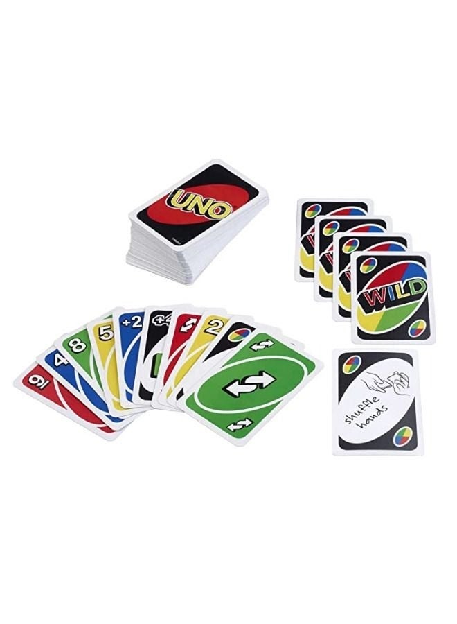 EHOME UNO Wild Family Card Game With 112 Cards In A Sturdy Storage Tin - Image 3