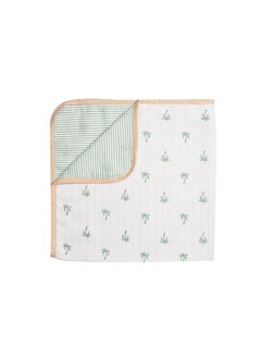 100% Organic Muslin Mini Crib Set/Includes Blanket-Pillow-Bolsters/Essential Infant Cot Bedding Set/Soft & Comfortable/Baby Gift Set/Mini Newborn Nursery Bundle - Palm - pzsku/Z3716E509BC6E455FA08BZ/45/_/1733730371/76d3e911-565d-4b9f-87b9-63ea4c4a6611