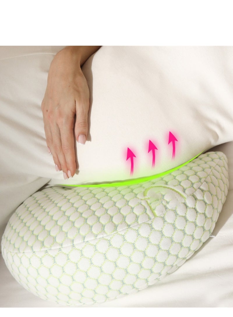 Pregnancy pillow waist support side sleeping pillow multi-functional pregnancy belly support pillow cushion - Image 5