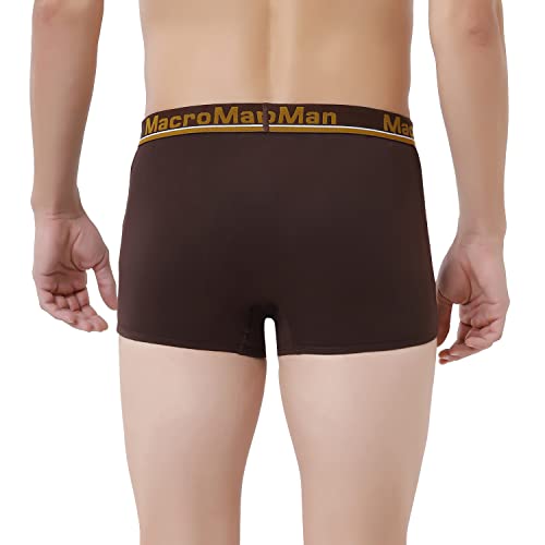 Macroman Cotton Men's Standard Solid Trunks (RVBMMRTPLDP500_Assorted_100) - Image 4