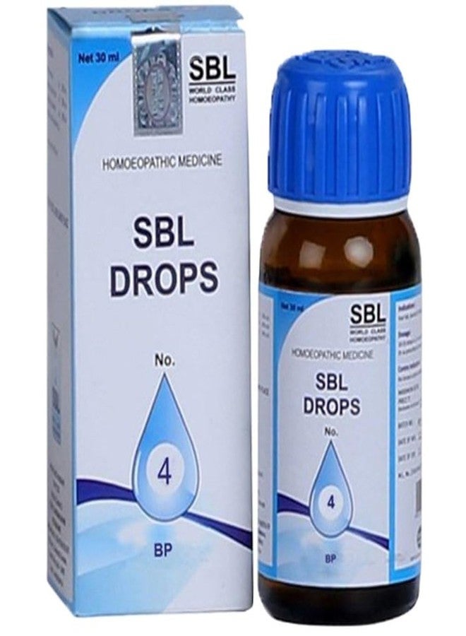 SBL Drops No. 4 (For BP)-30ml Pack of 2