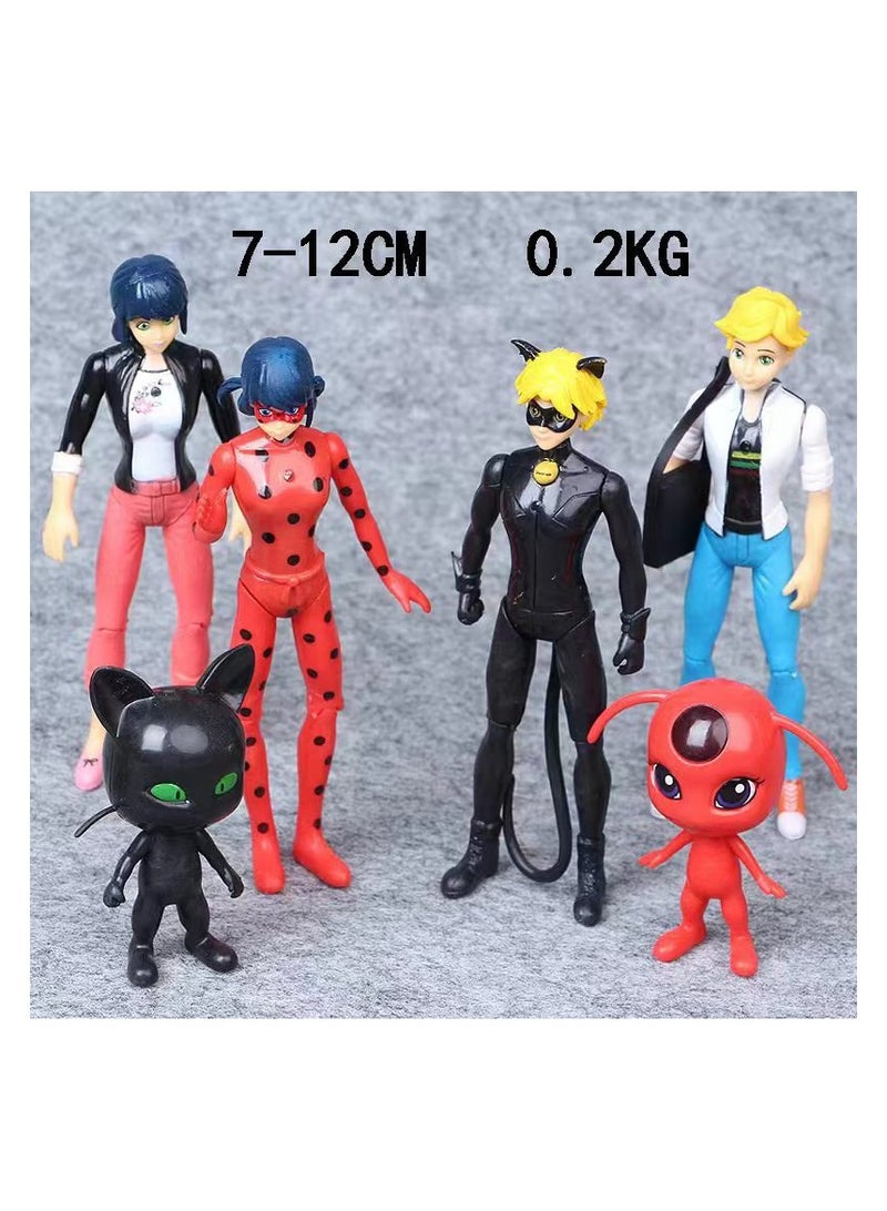 Bagged Lady Bug 4 types of dolls+2 types of pet characters height 7-12cm  - Image 3