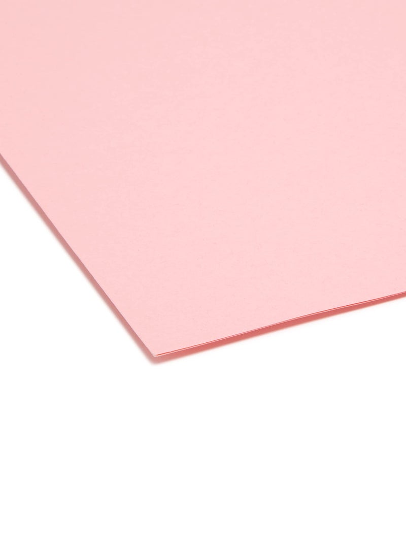Smead File Folder, Reinforced 1/3-Cut Tab, Legal Size, Pink, 100 per Box (17634) - Image 4