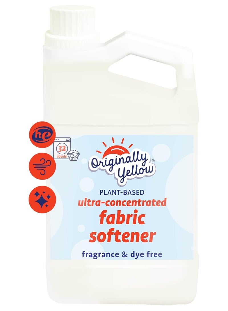 Originally Yellow Fabric Softener Fragrance-Free 946 ml