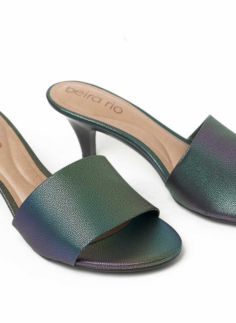 Beira Rio Julia Single Strap Mid Heel Sandals  - Image 4