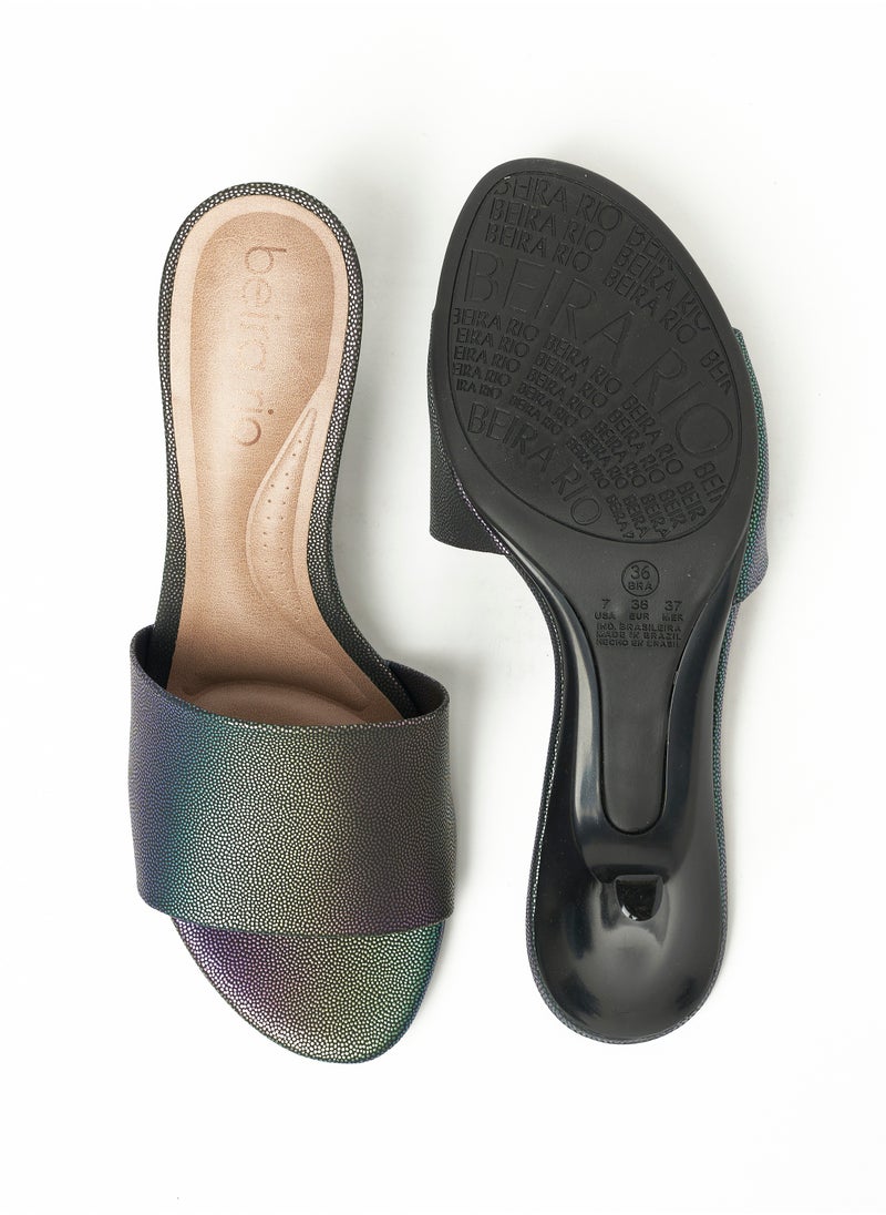 Beira Rio Julia Single Strap Mid Heel Sandals  - Image 5