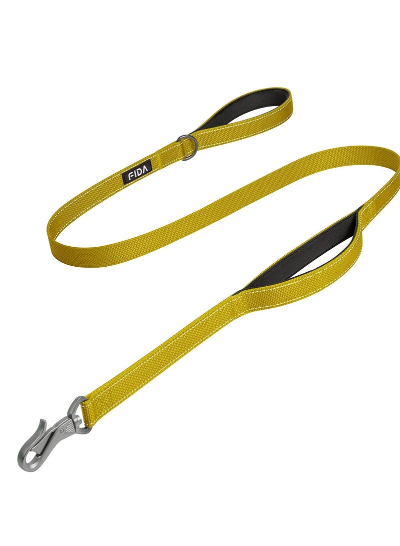 Heavy Duty Dog Leash Yellow 5 Feet
