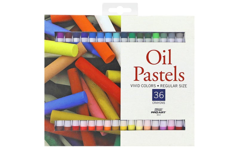 PRO ART Oil Pastel 36 Color Set Assorted