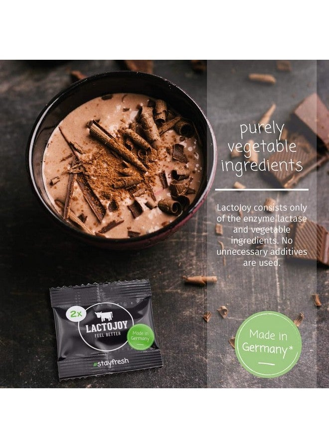 LactoJoy Lactase Pills I Powerful Lactase Enzymes for Lactose Intolerance I for Improved Digestion I No Silicon Dioxide, No Artificial Flavors I Vegan I Sample-Package of 5 Sachets à 2 Tablets - Image 4