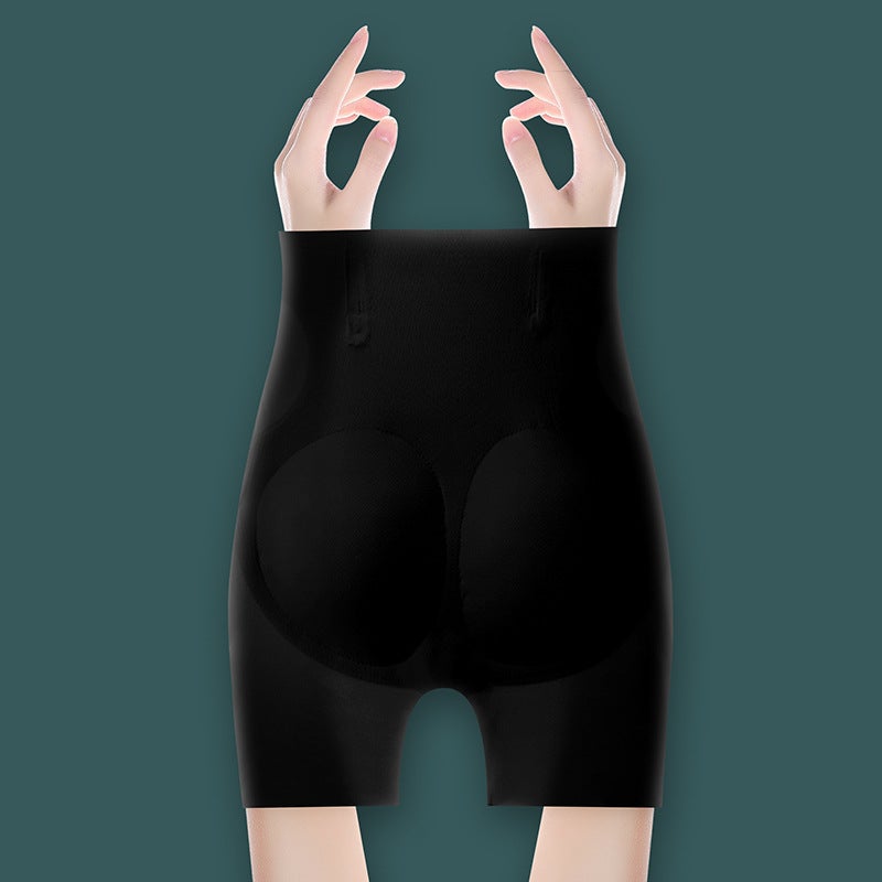 Seamless Summer High Waist Hip Lifting Body Shaping Pants Hip Lifting Magic Fake Butt High Elastic Comfortable Body Shaping Waist Shaping Pants - Image 1