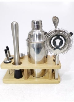 Viyalente 9 Piece Cocktail Set with Stand Advantageous Package Stainless Steel  - Image 1