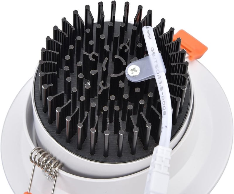 ZJchao Recessed Lighting 7W COB LED Downlight Warm Color Temperature for Hotels & Homes 100-264V - Image 4