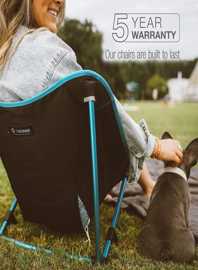 Helinox Incline Festival Chair | Comfortable, Lightweight, Compact Chair for Music Festivals and Outdoor Events, on Flat or Sloping Ground (Black) - Image 3