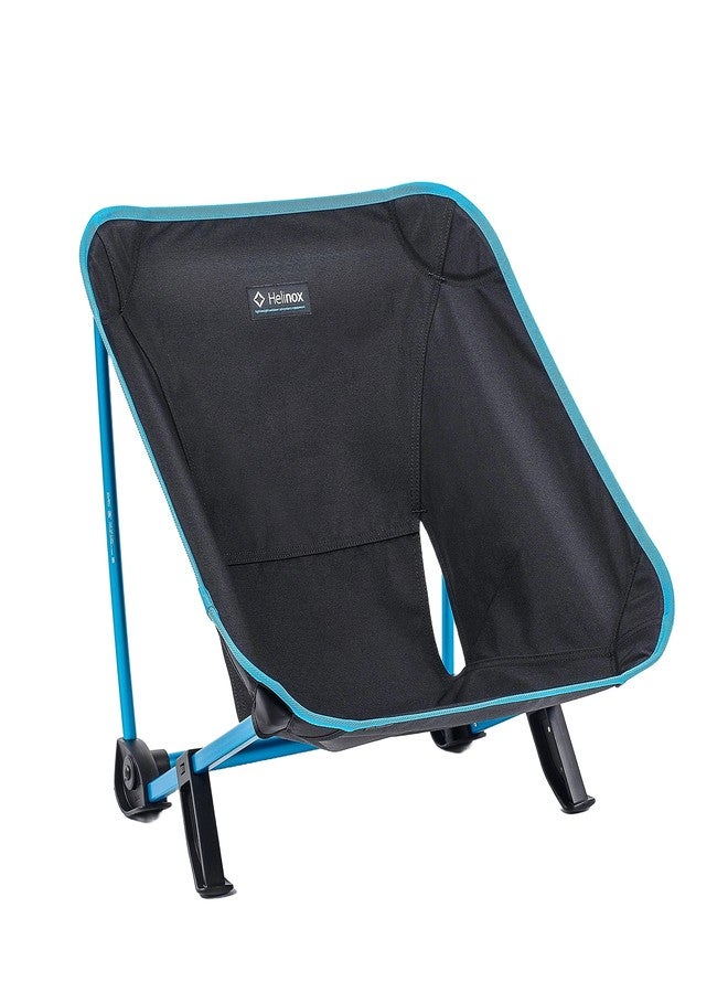 Helinox Incline Festival Chair | Comfortable, Lightweight, Compact Chair for Music Festivals and Outdoor Events, on Flat or Sloping Ground (Black) - Image 1