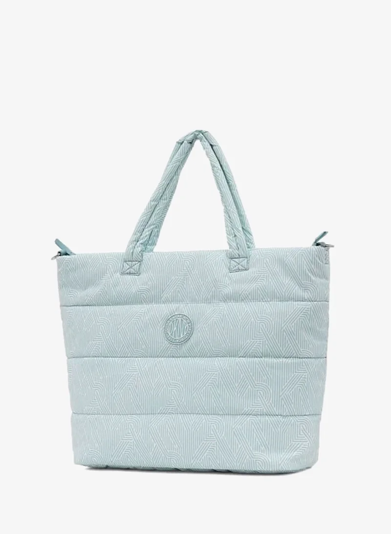 د ك ن ي حقيبة يد نسائية كروس وكتف توت بمقبض علوي بلون أخضر بحري