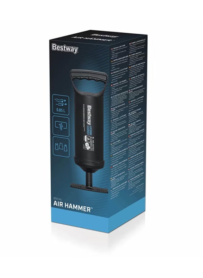 Bestway Air hammer pump - hand pump, flexible hose (0.8 m), 3 valve adapters (36 cm, 30 cm) - Image 5