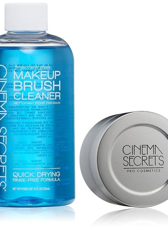 Cinema Secrets Cinema Secrets Pro Cosmetics Professional Makeup Brush Cleaner Pro Starter kit 8fl fl oz + tin  - Image 1