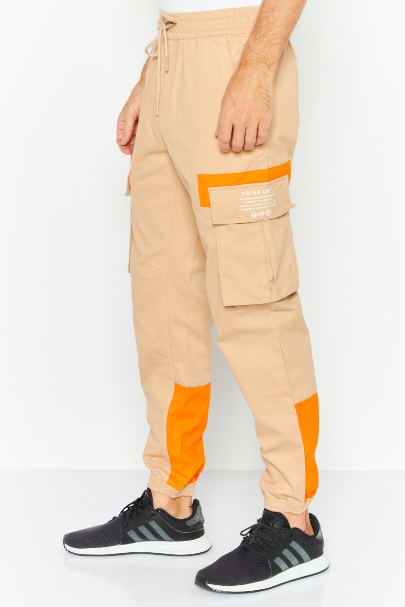 TRIBE OF 6 سروال كارجو رياضي للرجال مناسب للخارج، بني - Image 3