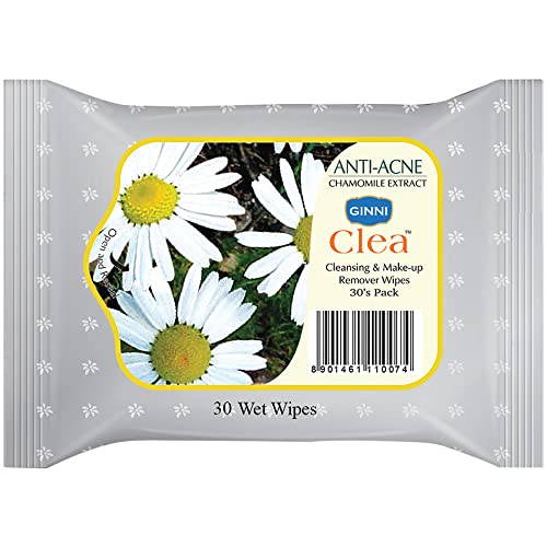 GINNI CLEA Wet Wipes, Cleansing & Makeup Remover Wipes, Wet Tissues for Face Moisturizing (Anti Acne) (150 Wipes) - Image 2