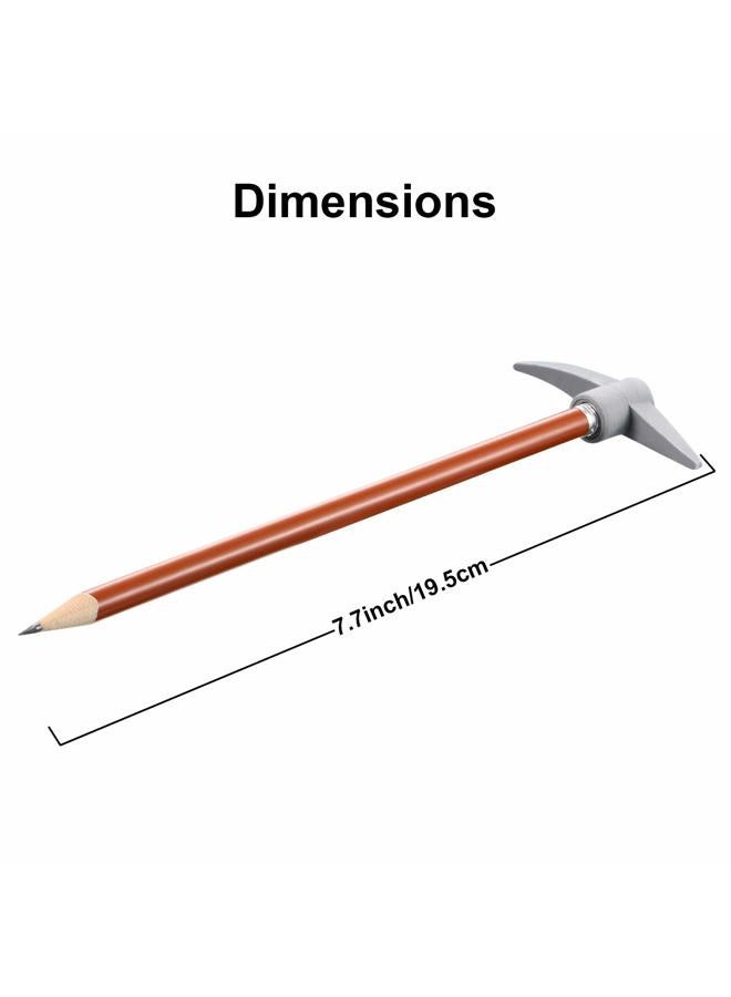 Chinco Pencil Eraser Set Topper Pencils Funny Eraser Topper Pencils Kids Fun Pencils with Axe Shape Eraser (24 Pieces) - Image 2