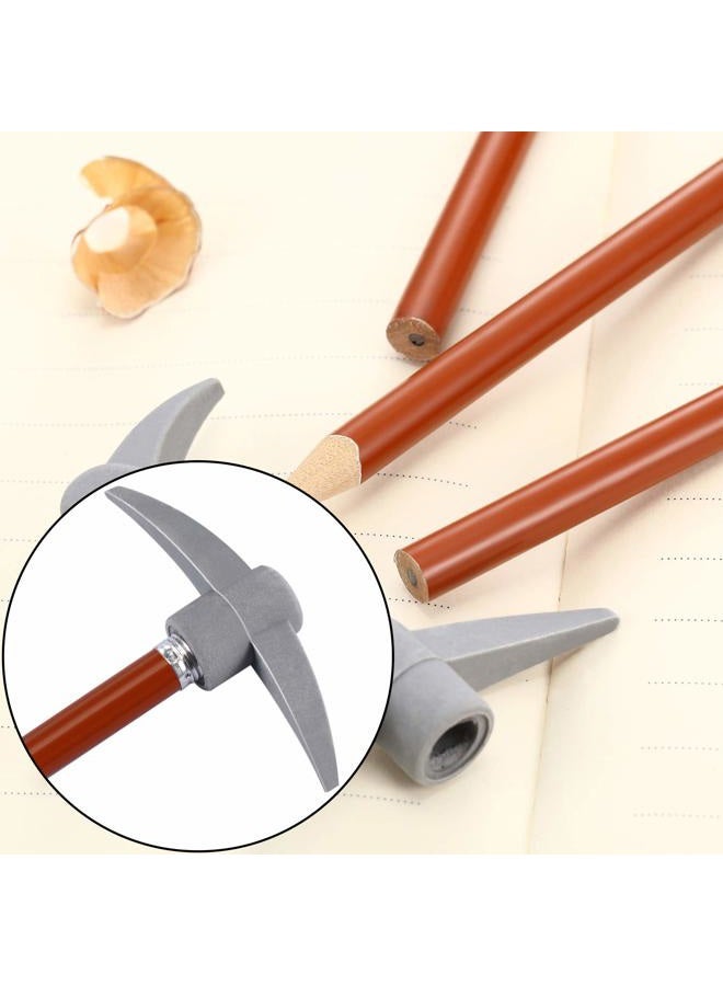 Chinco Pencil Eraser Set Topper Pencils Funny Eraser Topper Pencils Kids Fun Pencils with Axe Shape Eraser (24 Pieces) - Image 3