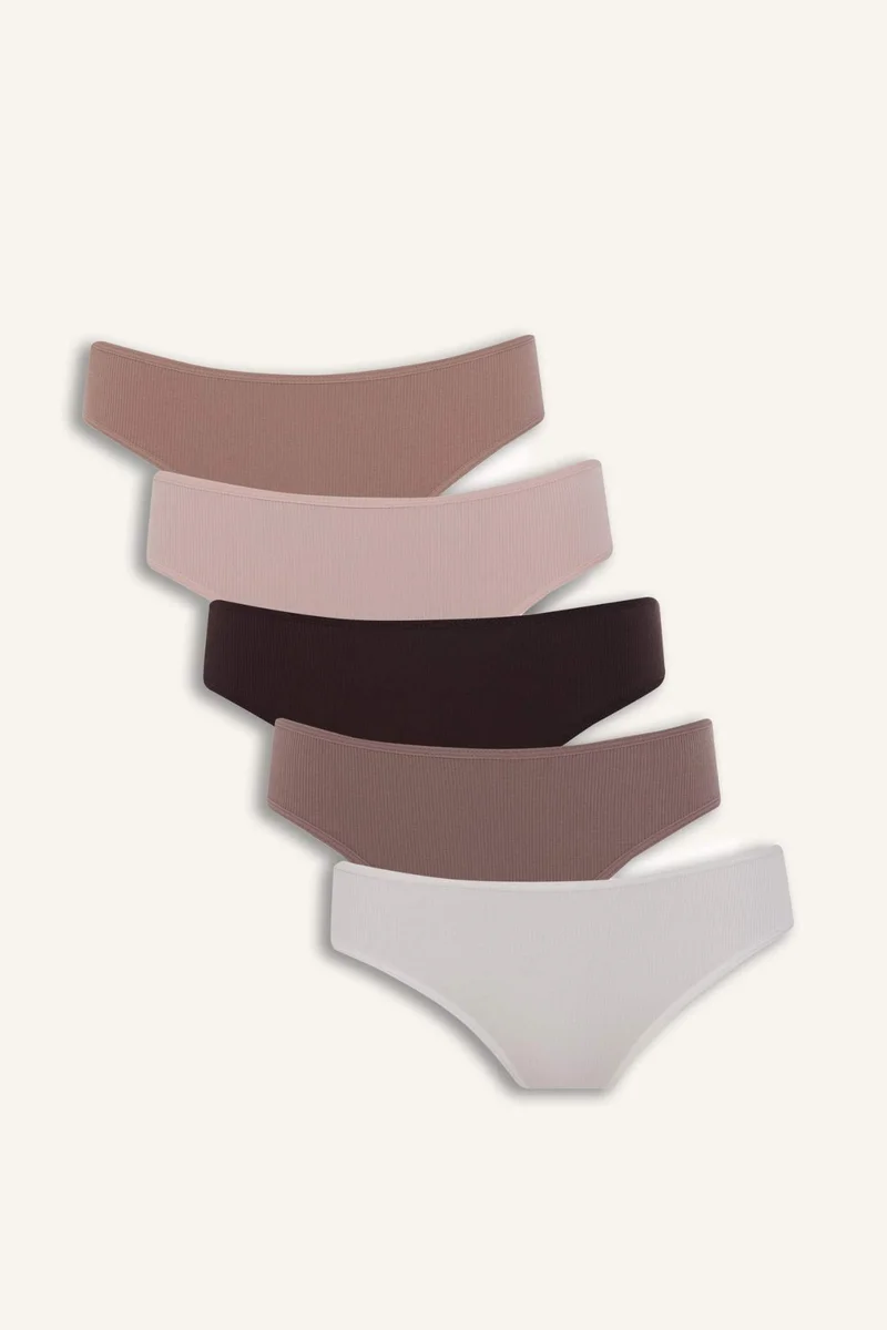 ديفاكتو Ribbed 5 Piece Panties