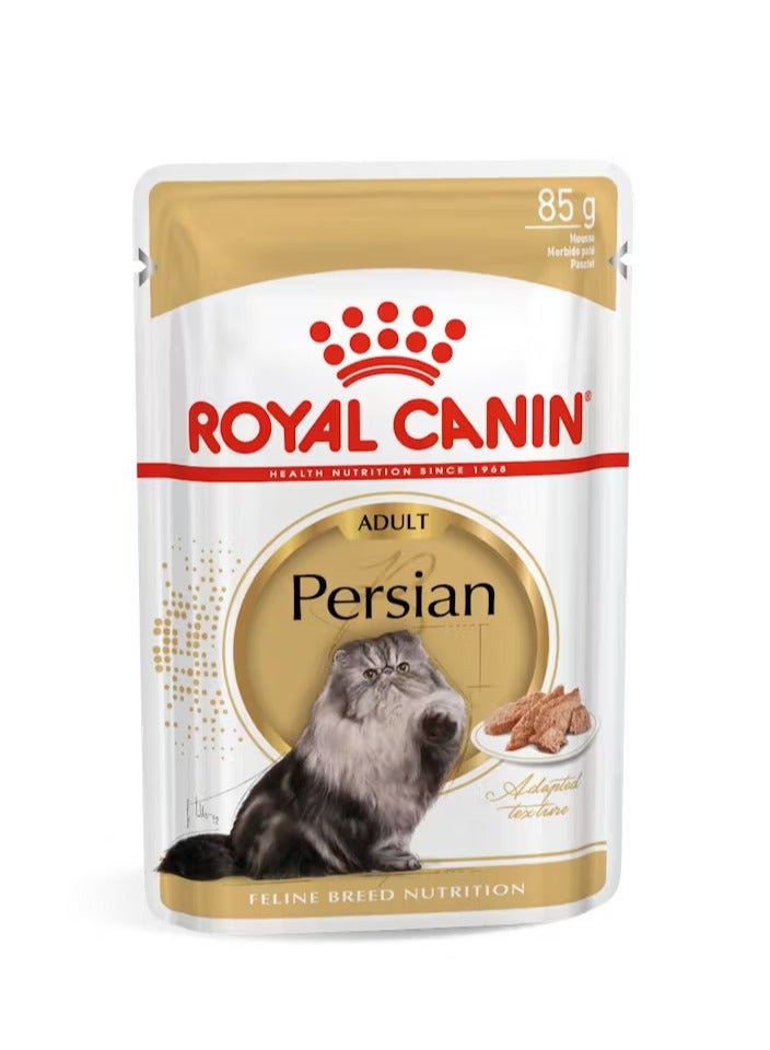 رويال كانين طعام رويال كانين للقطط الفارسية (طعام رطب - أكياس) 12 × 85 جم - Image 2