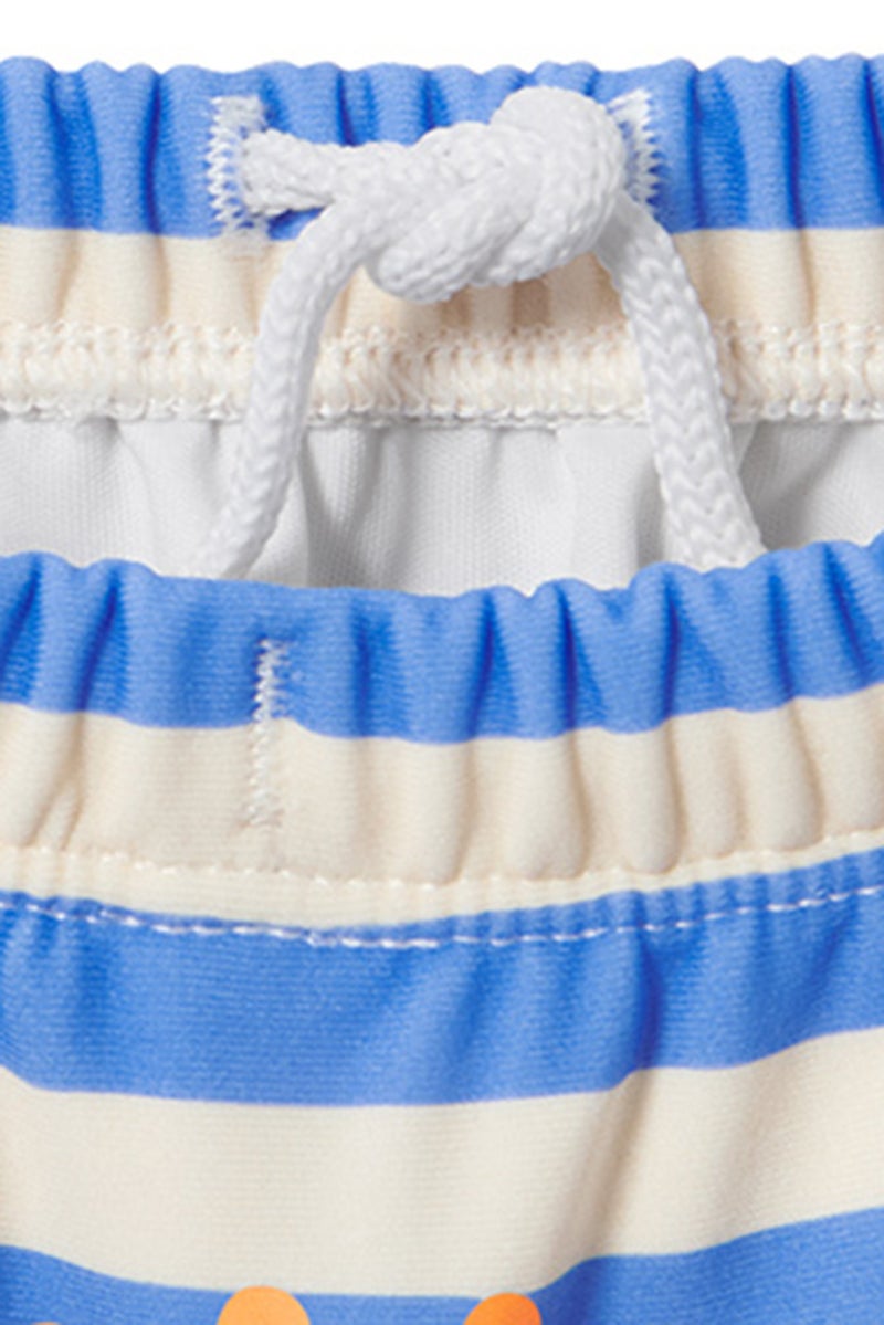 Tchibo Toddlers Boy Stripe Swimwear Bottom, Blue - Image 4