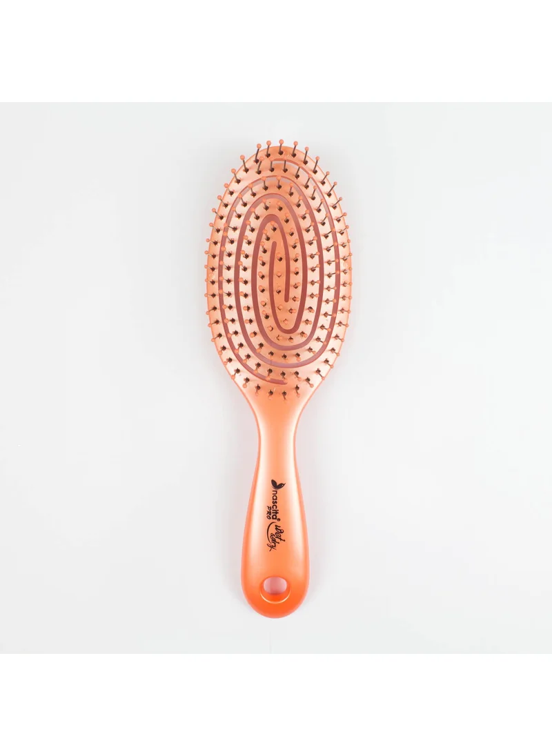 ناسكيتا Pro Three-Dimensional Oval Hair Brush-04 Orange