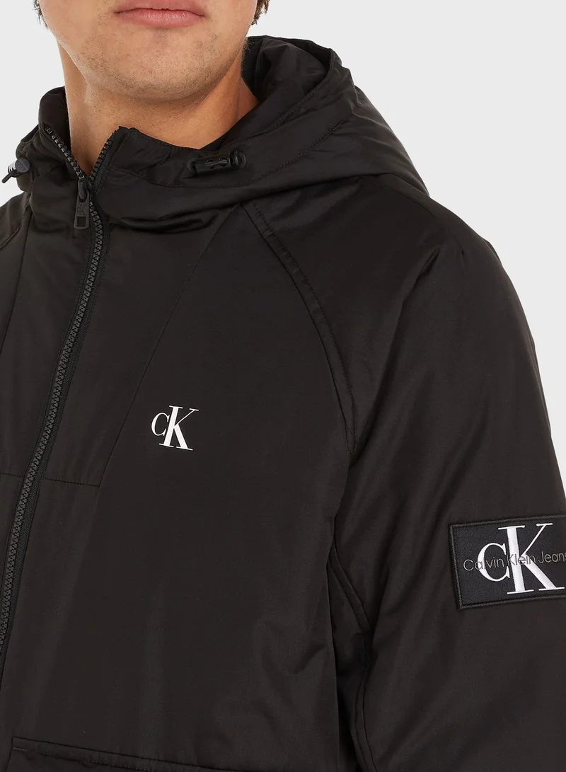Calvin Klein Jeans Essential Hooded Harrington