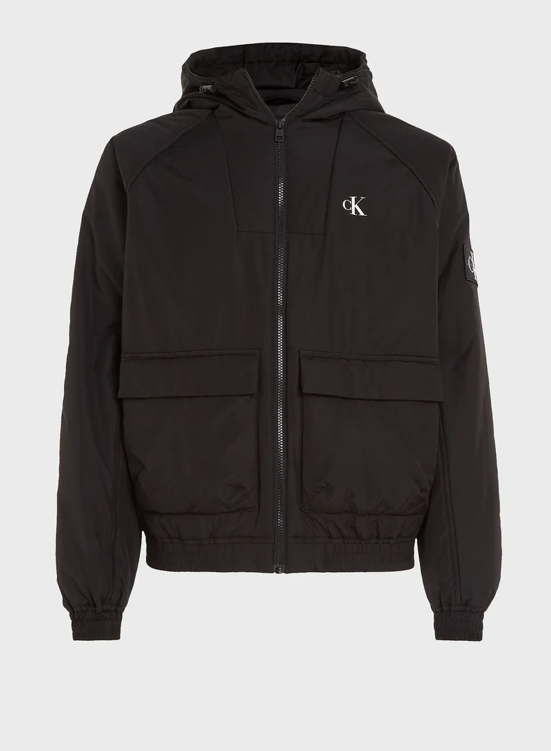 Calvin Klein Jeans Essential Hooded Harrington