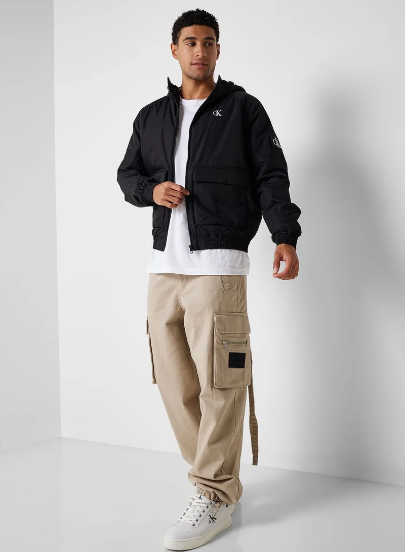 Calvin Klein Jeans Essential Hooded Harrington
