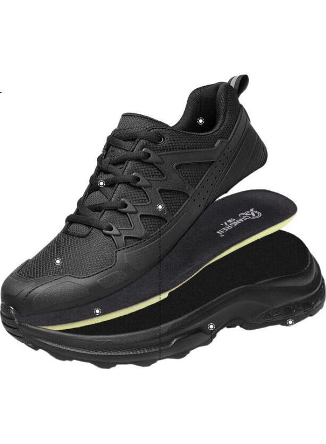 Strongman Men'S Leisure Shoes 3515 Training Shoes Anti-Puncture Hiking Outdoor Sports Men'S Shoes Jdh309A Black Size 41 - Image 1