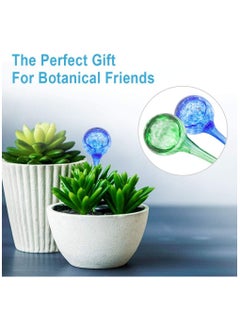 Generic Automatic Self-Watering Globes for Indoor Plants Decorative Hand-Blown Glass Eco-Friendly Watering Device in Green and Blue  - Image 5