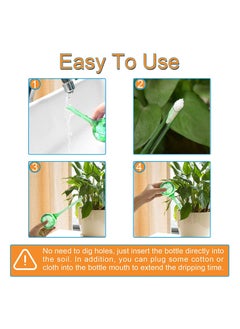Generic Automatic Self-Watering Globes for Indoor Plants Decorative Hand-Blown Glass Eco-Friendly Watering Device in Green and Blue  - Image 3