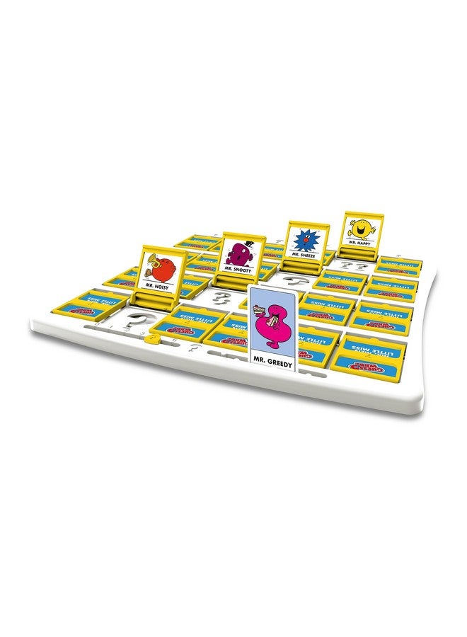 Winning Moves Mr Men and Little Miss Guess Who? Board Game: Play with Mr. Grumpy, Mr. Funny, Mrs. Happy and Mr. Sad to guess your opponent's character. A great gift for kids - Image 3