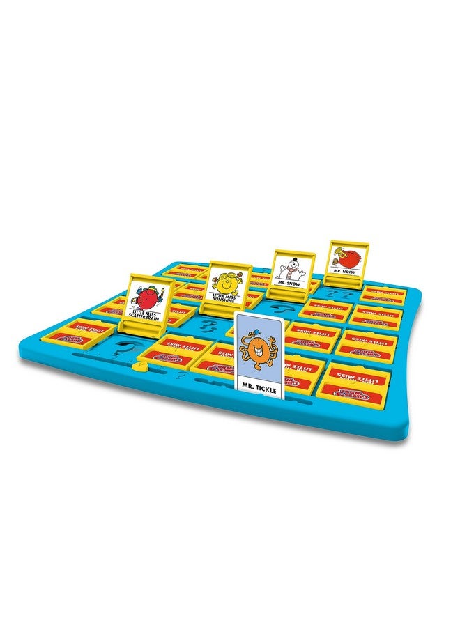 Winning Moves Mr Men and Little Miss Guess Who? Board Game: Play with Mr. Grumpy, Mr. Funny, Mrs. Happy and Mr. Sad to guess your opponent's character. A great gift for kids - Image 2