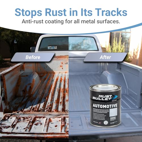RUST BULLET Automotive - Metallic Gray - 4 Oz - Rust Inhibitor & Protective Coating for Cars, Trucks, & Metal Surfaces, UV Resistant, No Topcoat Needed - Image 2