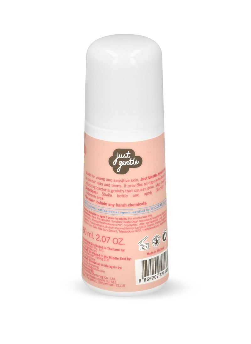Just Gentle Just Gentle Organic Kids Deodorant - Bloom Safe, Non-Aluminium. Provides all day protection  - Image 2