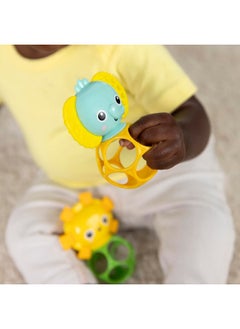 Bright Starts Bright Starts Soother Pals Easy-Grasp Teether Toys, 2-Pack Lion and Elephant Characters, BPA Free, Unisex, Ages Newborn +  - Image 2