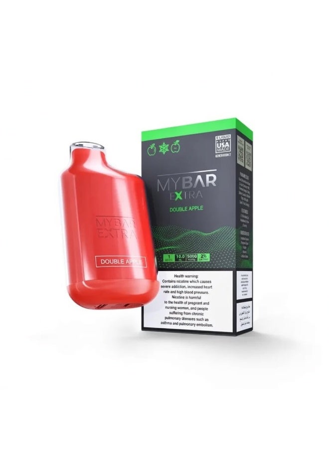 DOUBLE APPLE 5000 PUFFS 20MG DISPOSABLE VAPE - view 2