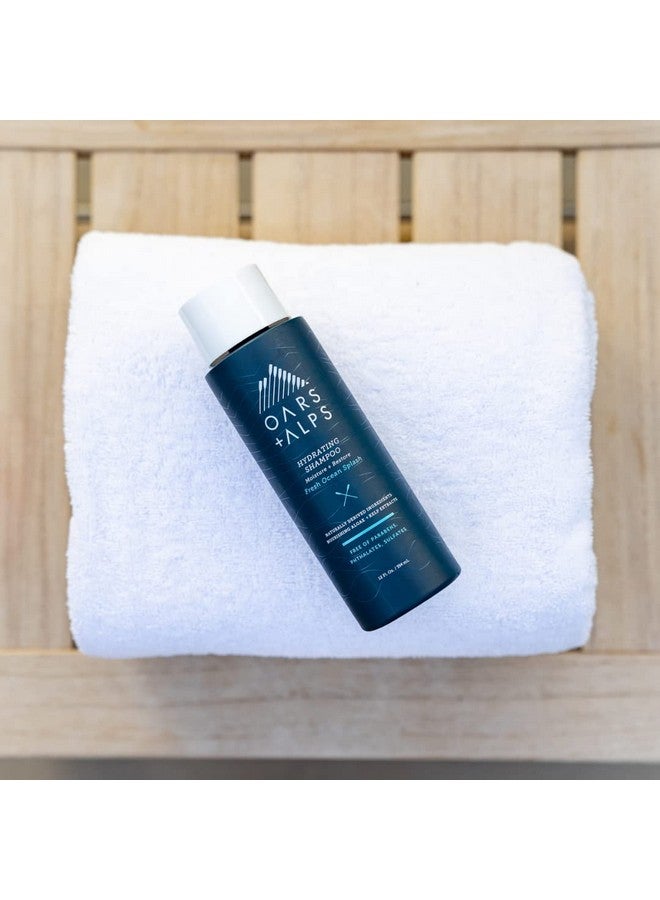 Oars + Alps Men's Sulfate Free Hydrating Shampoo, Infused with Kelp and Algae Extracts, Fresh Ocean Splash, 13.5 Fl Oz - Image 4