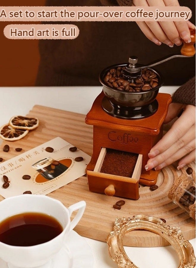 FUREUL Coffee Maker Gift Basket Set With Portable Hand-held Gift Box, Hand Brewing Coffee Accessories Kit  Gift for Coffee Lovers, Birthday gift Wedding, Party Souvenir - Image 4