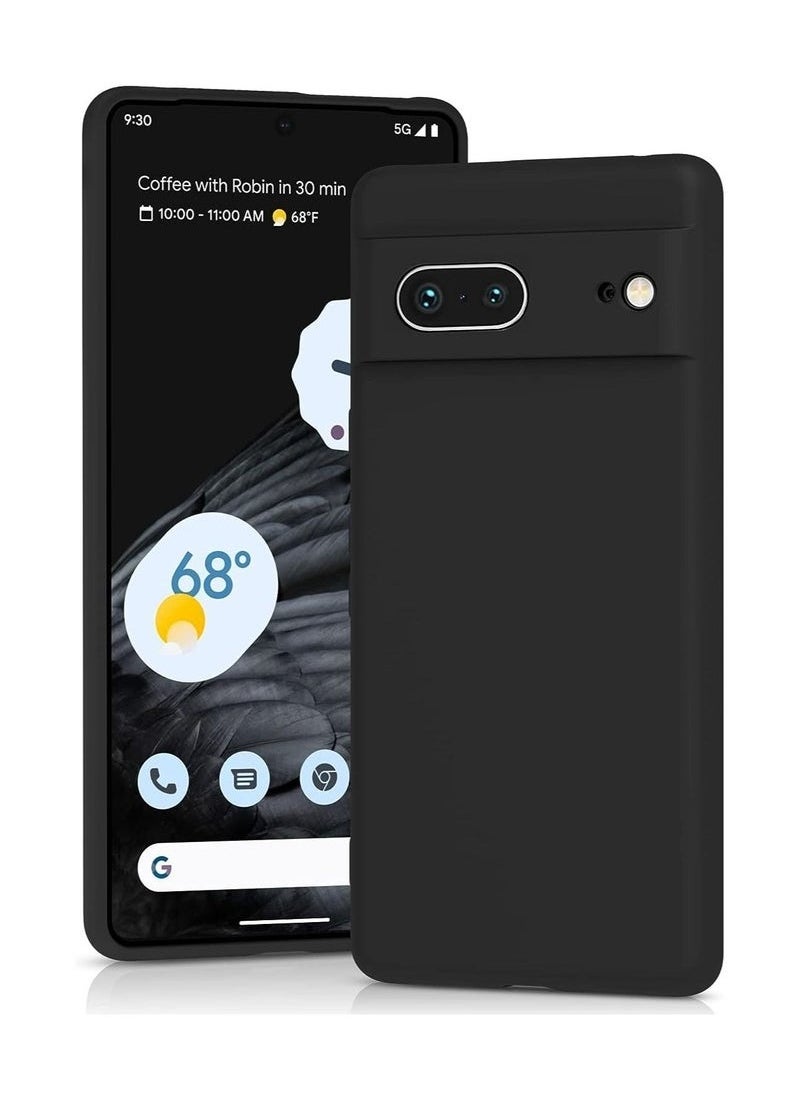 HEXABEX Google Pixel 8 Case, Silicone Protection Case for Google Pixel 8 6.2" Black  - Image 1