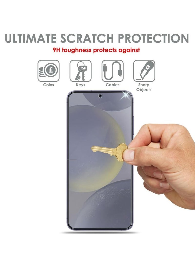 Glass for Samsung Galaxy S25 Privacy Glass Screen Protector Anti-Spy Tempered Glass Film 9H Hardness Scratch Resistant for Samsung Galaxy S25 - Image 2