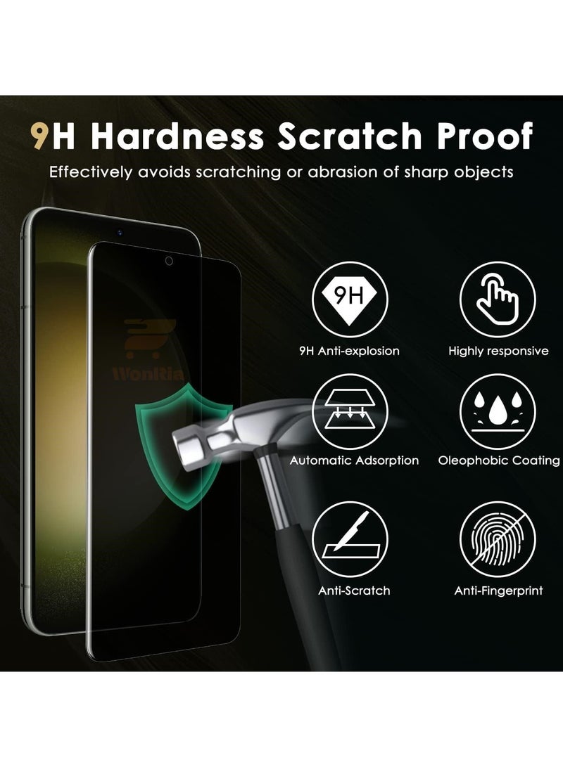 Glass for Samsung Galaxy S25 Privacy Glass Screen Protector Anti-Spy Tempered Glass Film 9H Hardness Scratch Resistant for Samsung Galaxy S25 - Image 5